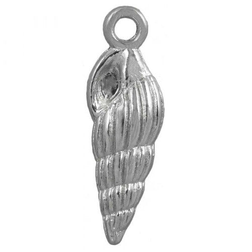 Charm Muschel Muschel antik silber (1x)