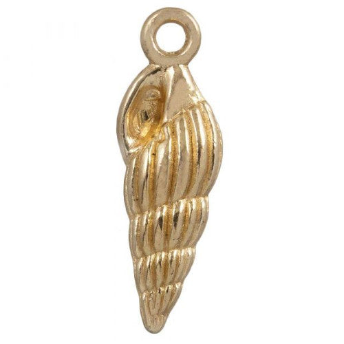 Charm Muschel Muschel Gold (1x)