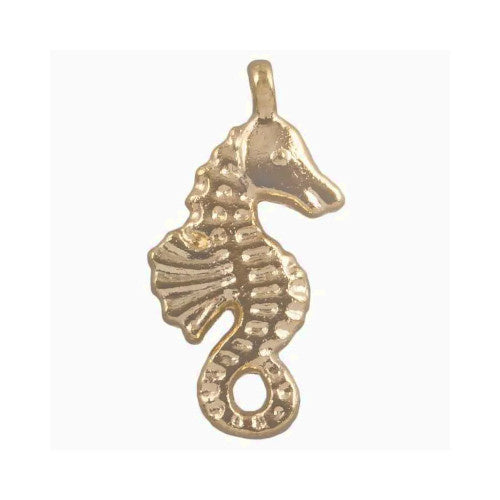 Charm Seepferdchen Gold (1x)