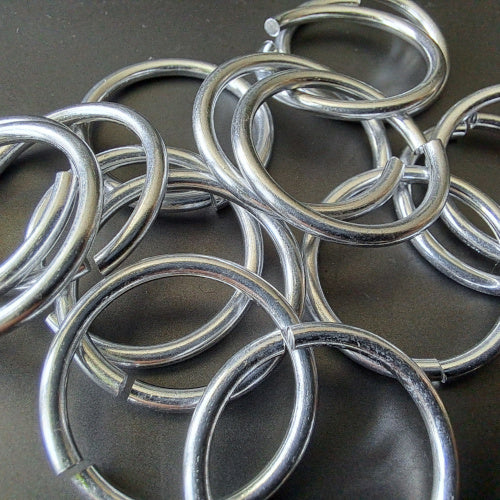 Biegering Silber 20 mm (6x)