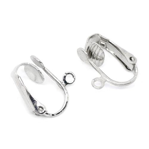 Ohrclips silberfarben (pp)