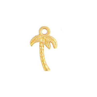 Charm Palme Gold DQ Metall (1x)