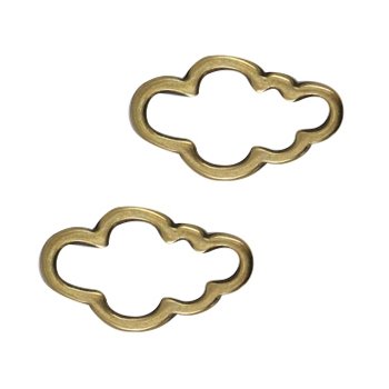 DQ-Charm Wolke Antikbronze