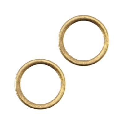 Geschlossener Ring Dq 8 mm Antikbronze (5x)