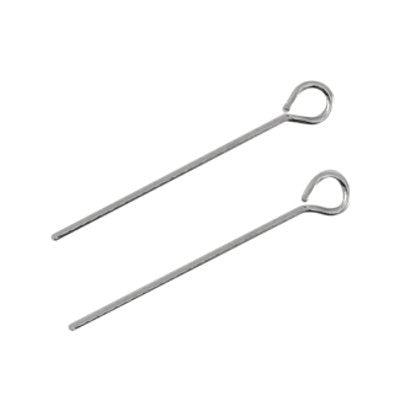 DQ Kettenstift Antiksilber 25 mm (30x)