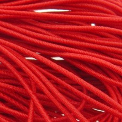 Elastischer Draht rot 0,8 mm (3m)