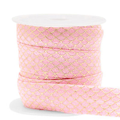 Elastisches Band Ibiza Meerjungfrau rosa 15 mm (p/10 cm)