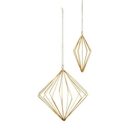 Gouden draadhangers / cones