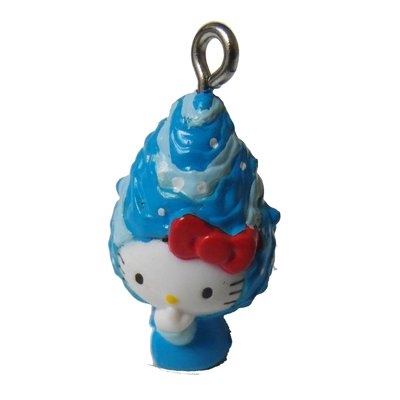 Charm Hello Kitty blauer Hut