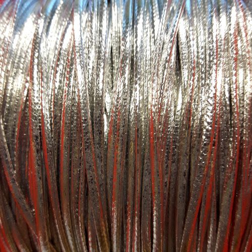 Kunstlederband Silber (5m)