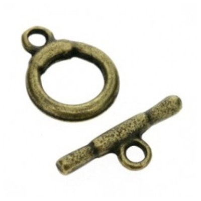 Kippschloss 12 mm Antikbronze (1x)