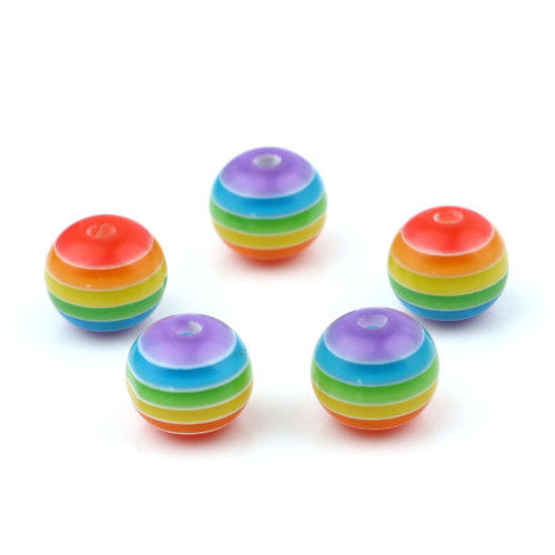 Regenbogenperlenstreifen 6mm (20x)