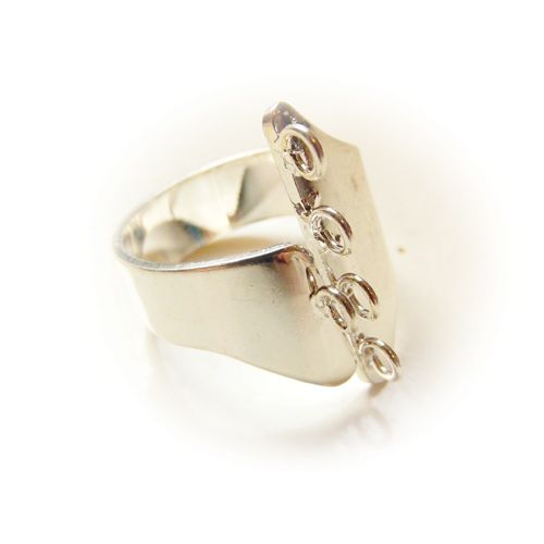 Restant ring met rijgogen II  (15x)