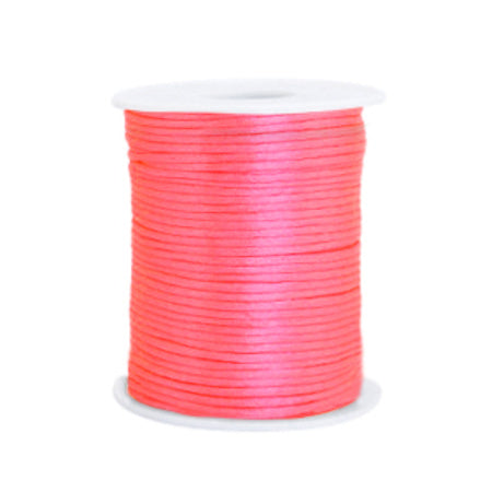 Satinschnur Fluor Pink 1,5 mm (5m)