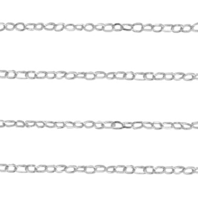 Gliederkette Sterlingsilber 1 mm (pro 10 cm)