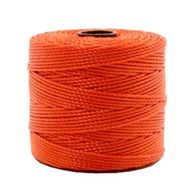 Nylon-S-lon-Draht 0,6 mm orange-rot (10 m)