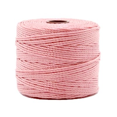 Nylon S-londraad 0,6 mm vintage roze (10 of 70 m)