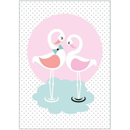 Kaart Flamingo love