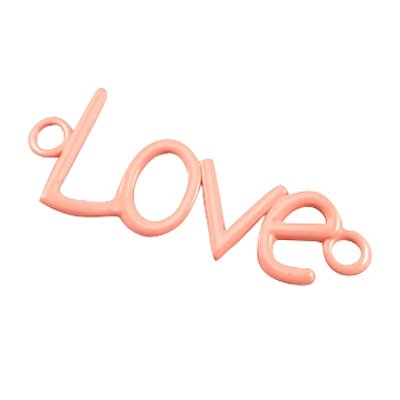 Verbinder Love Pastell Pfirsich (1x)