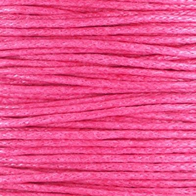 Wachsschnur Baumwolle Pink (5m)